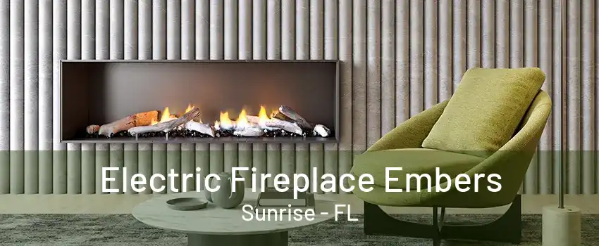 Electric Fireplace Embers Sunrise - FL