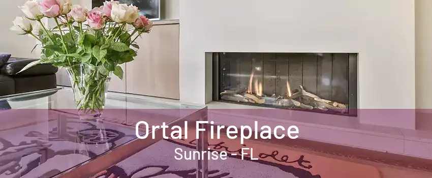 Ortal Fireplace Sunrise - FL