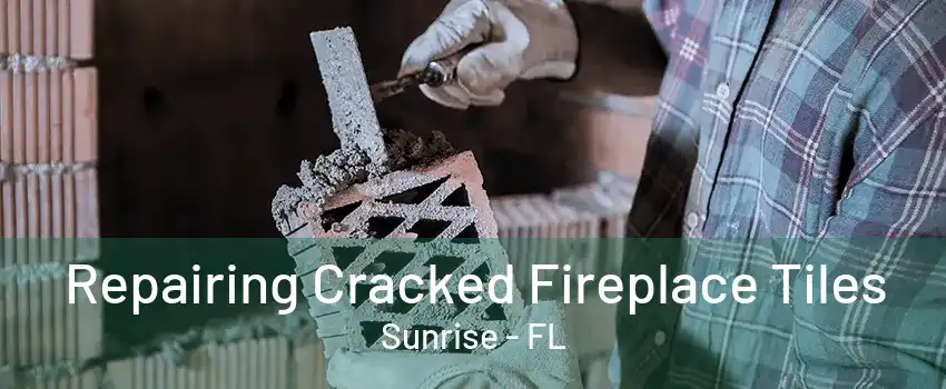 Repairing Cracked Fireplace Tiles Sunrise - FL